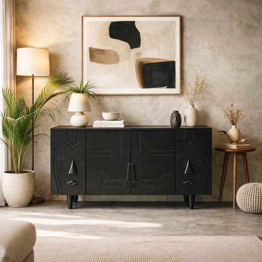 Noir Tribal Artisan Sideboard
