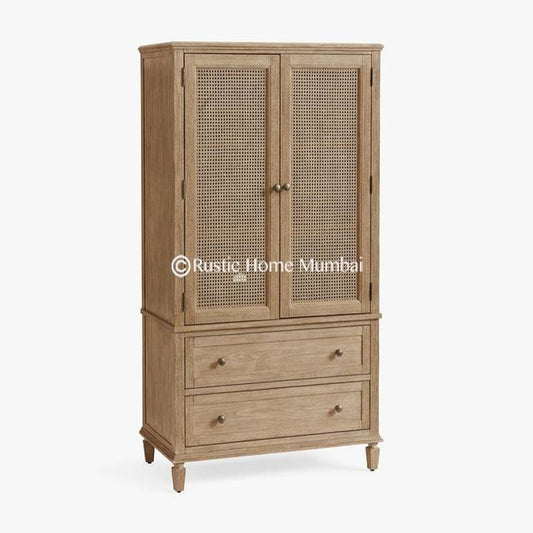 Abbie Rattan 2 Door Wardrobe