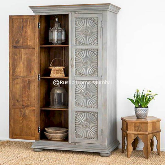 Ignatius Carved 2 Door Wardrobe