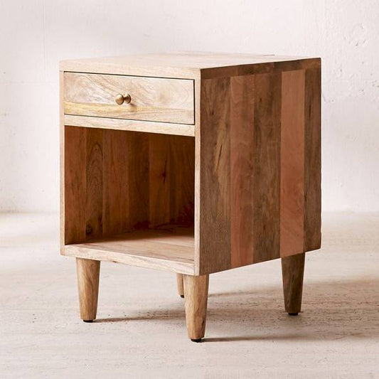 Cline Solid Wood Side Table
