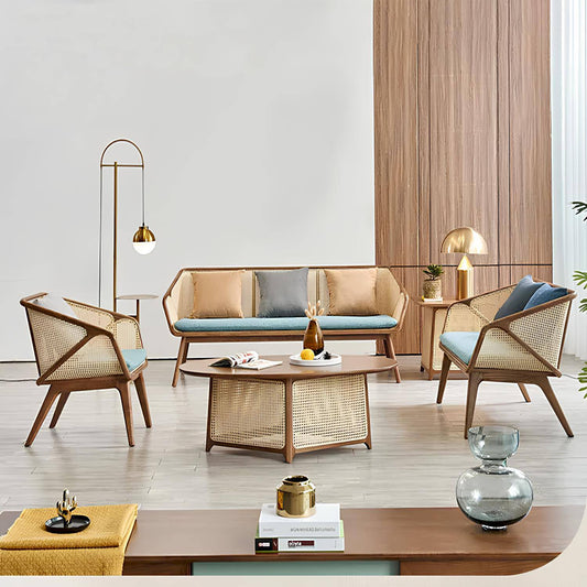 rattan sofa set 3+2+1