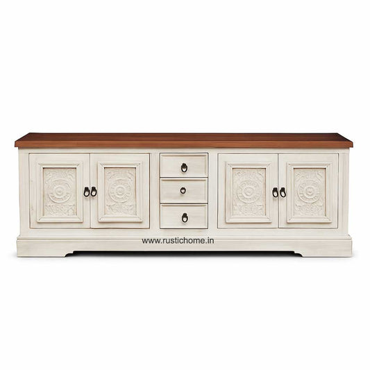 Aurelia Carved Door Tv Cabinet