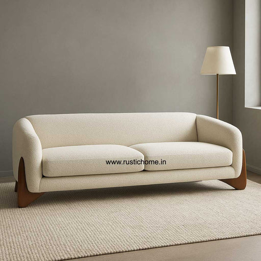 Addie Modern Boucle Three Seater Sofa