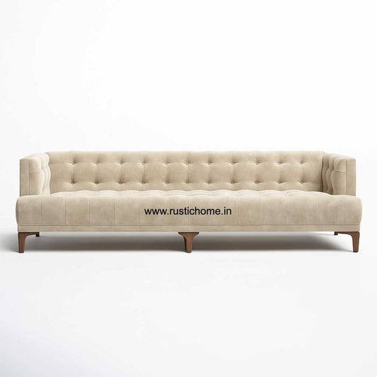 Soho Luxury Mid Century Fabric Three Seater sofa