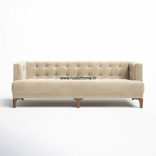 Soho Luxury Mid Century Fabric Three Seater sofa