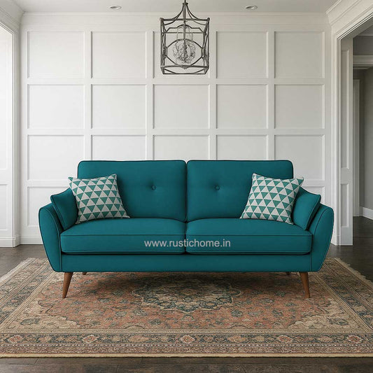 Petrick Modern Linen Three Seater sofa