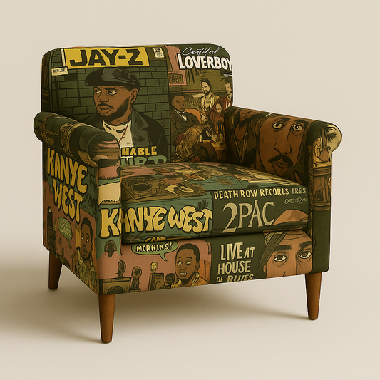 Hiphop printed Accent Chair