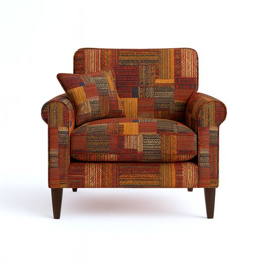 Seawalk Rustic Patchwork Accent Chair