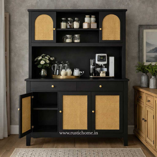 Fieldwood Rattan Hutch Cabinet