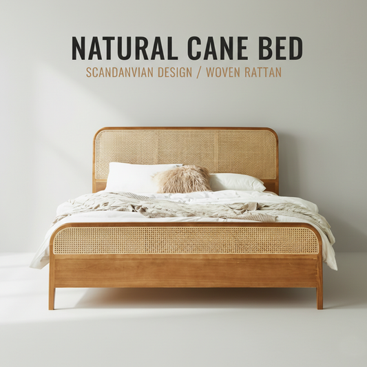 Corrigan Rattan Bed