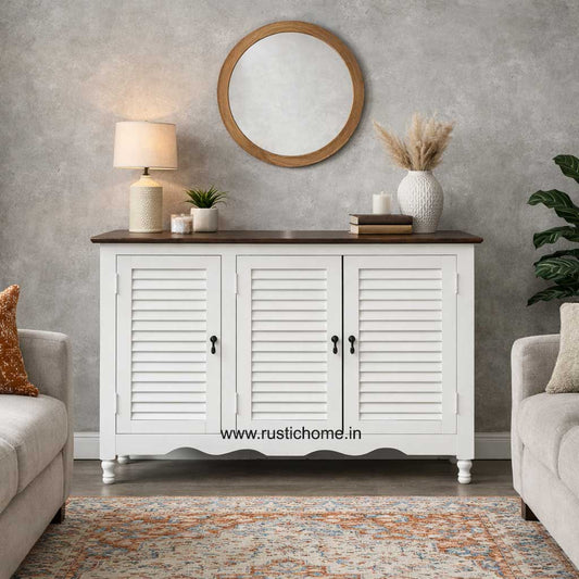 Maison White Shoe Cabinet