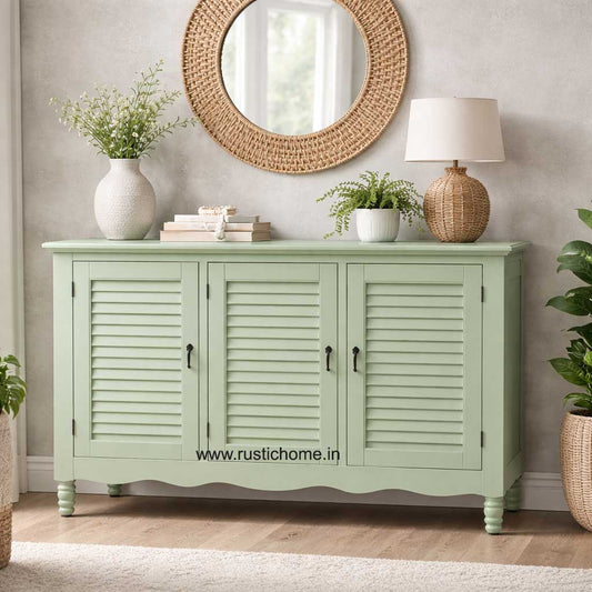 Maison Sage Green Shoe Cabinet