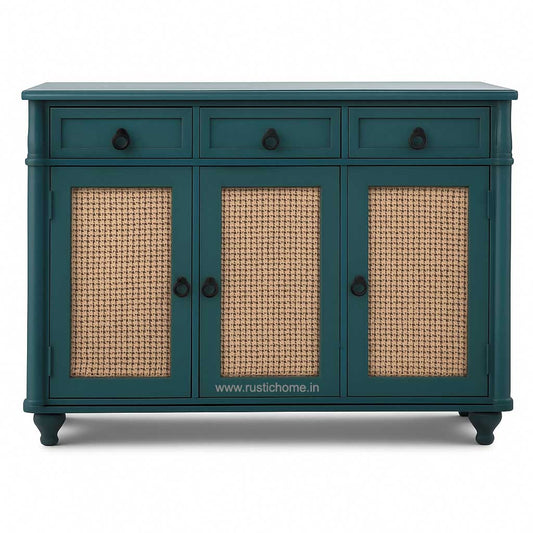 Nordic Rattan Storage Cabinet