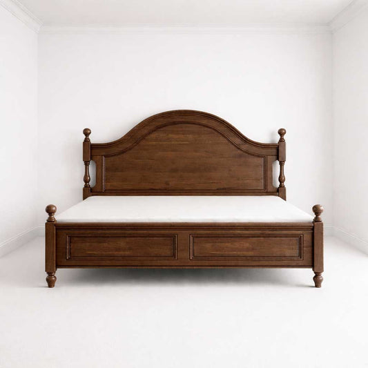Classic Arched Wood Bed