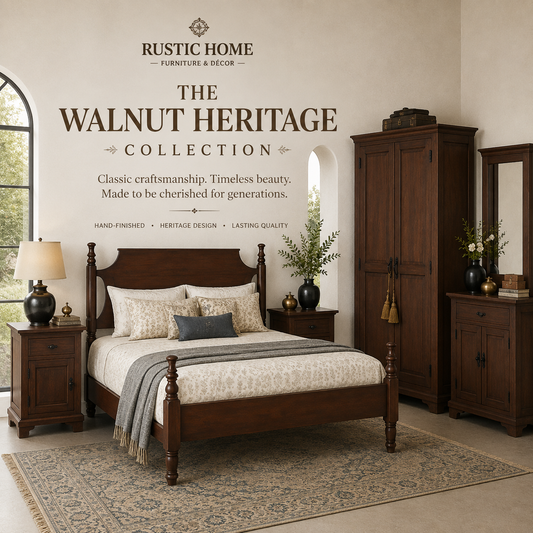 The Walnut Heritage Collection Bedroom set