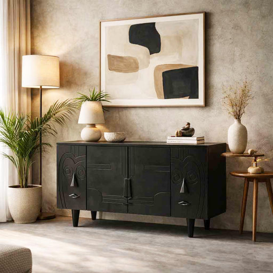 Noir Tribal Artisan Sideboard