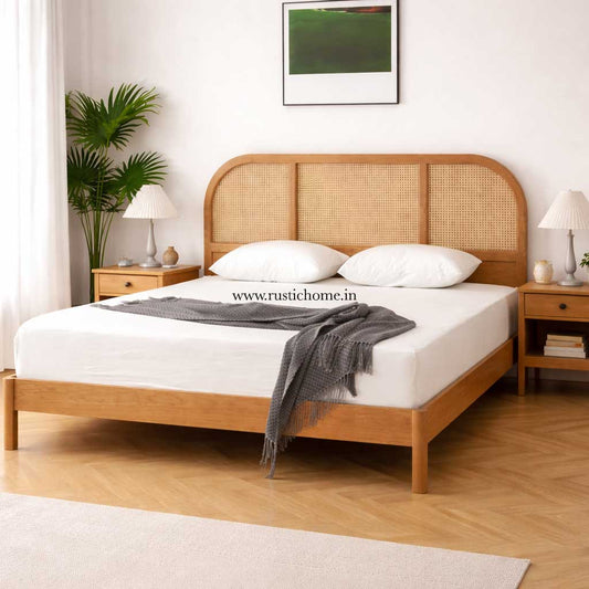Arched Rattan Bed