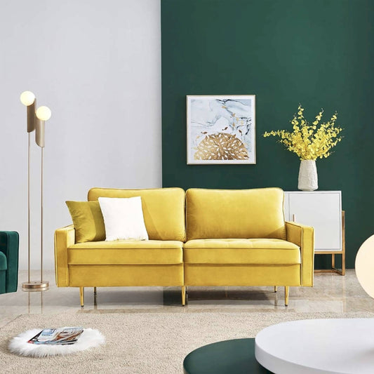 Aiden 72 inch  Square Arm Sofa