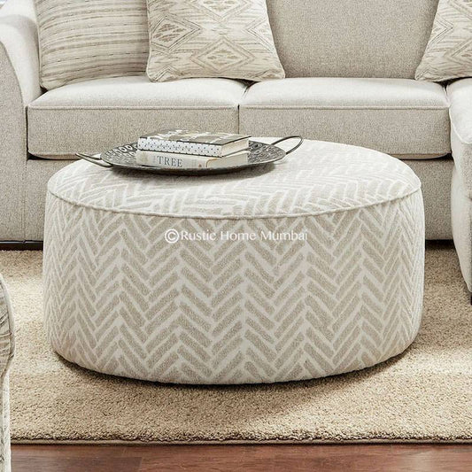Borchert Round Ottoman