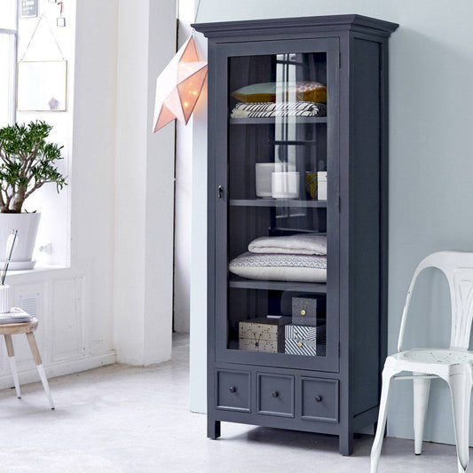 Eulas Single glass Door Book Case