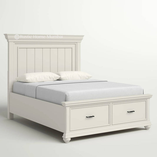 Vida  Solid Wood Storage Bed