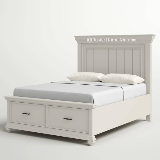 Vida  Solid Wood Storage Bed
