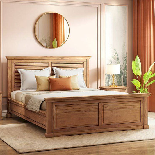 Aagot  Wooden Bed