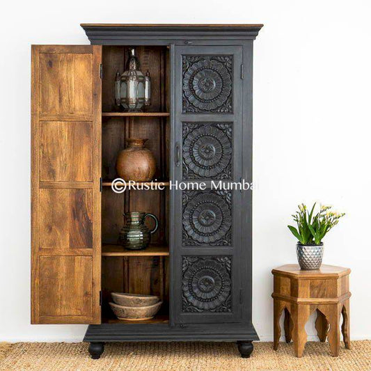 Ignatius Carved  2 Door Wardrobe