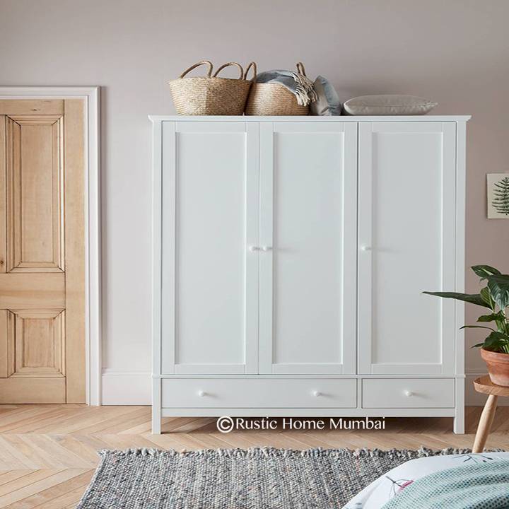 Dekalb 3 Door Wardrobe – Rustic Home