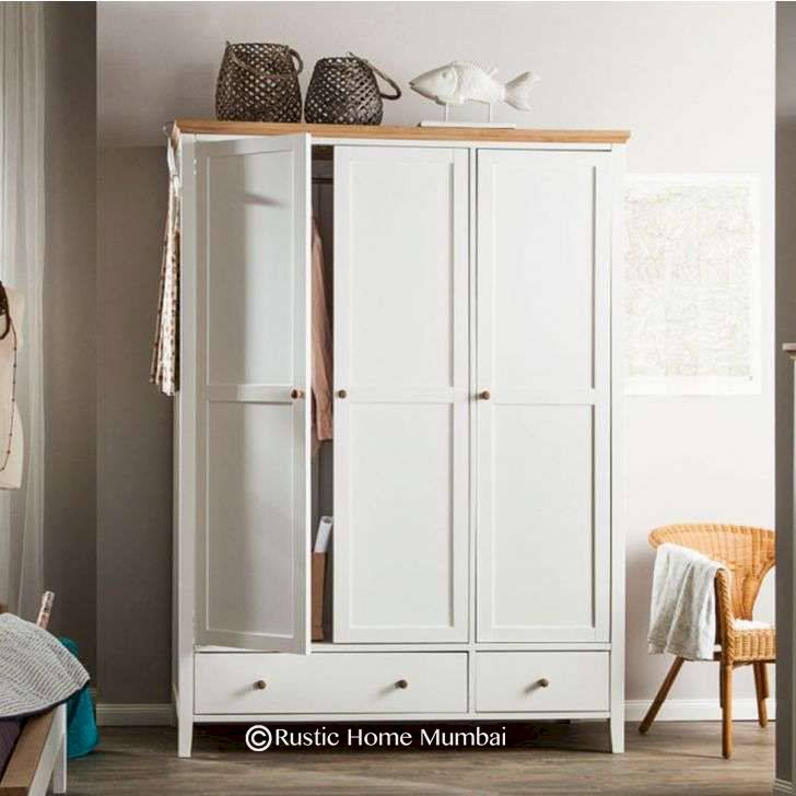 Alex 3 Door Wardrobe – Rustic Home