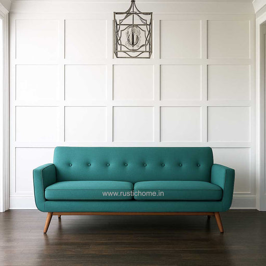 Armani Linen Fabric  Three seater Sofa