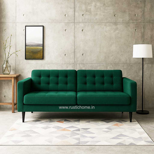 Venice  Fabric Three Seater Sofa