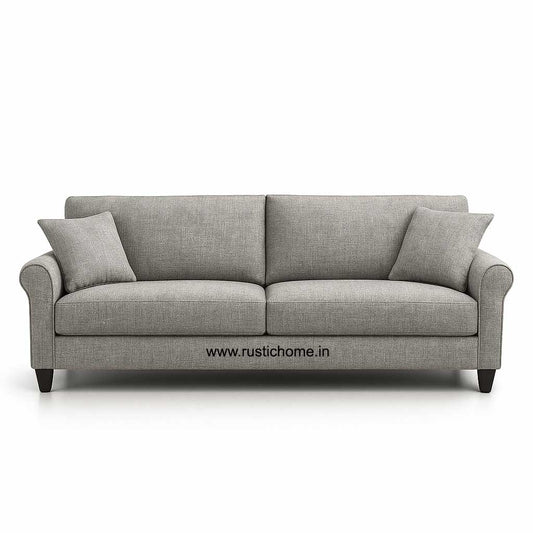 Jakmen  Fabric Linen Three seater Sofa