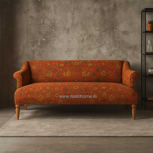 Rugs Printed  Three Seater Sofa