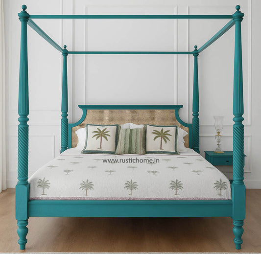 DriftArt Rattan Poster Bed