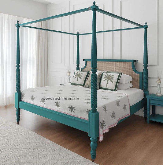 DriftArt Rattan Poster Bed