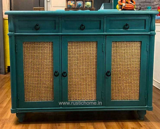 Nordic  Rattan  Storage Cabinet