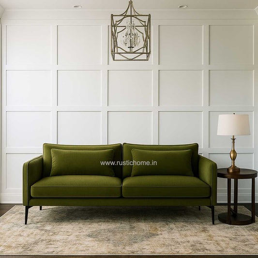 Diors Fabric Modern  Three seater Sofa