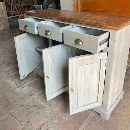 Mason Rattan  Storage Cabinet