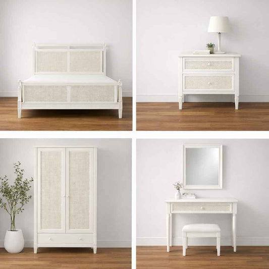 Modern Cane Bedroom set