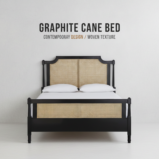 Graphite Cane  Bed