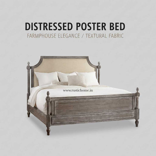 Distressed Poster Bed