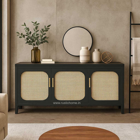 Griffin Rattan  Storage Cabinet