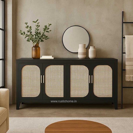 Maxwell Rattan  Storage Cabinet
