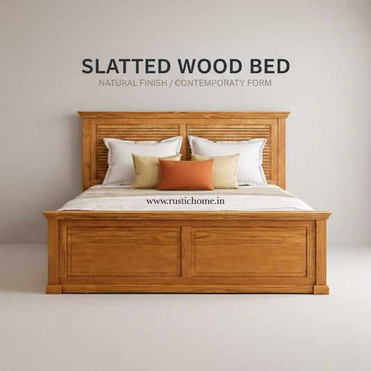 Slatted Wood Bed