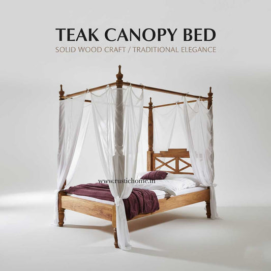 Teak Poster Bed